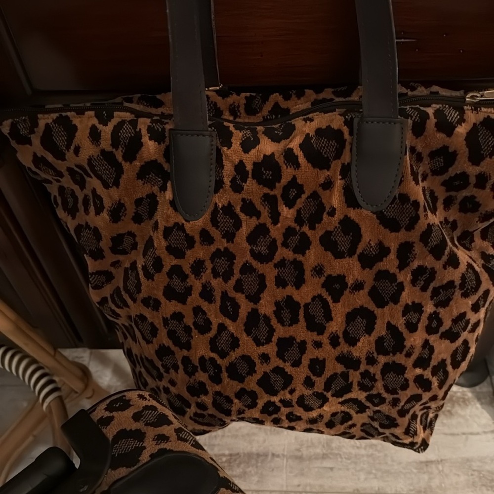 Leopard print luggage - Gevive by Boyt vintage - Picture 3 of 9